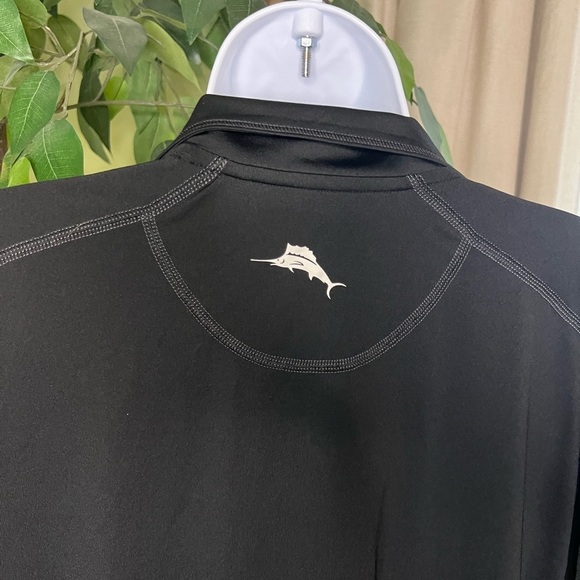 TOMMY BAHAMA Island Active Kala beach Full Zip Spell Out UPF 30 Size Medium - Picture 6 of 7